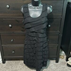 Size Medium Black Ruffle Dress